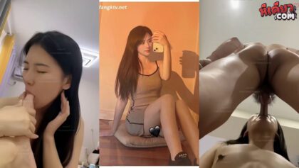 คลิปหลุด ขาวหมวยยังกับดารา แต่ลีลาบนเตียงโคตรเสียวเลย เลียตูดล้างตู้เย็นให้ขนาดนี้ เลยจับน้องกดหลังเย็ดท่าหมาซอยไม่ยั้งซะเลย