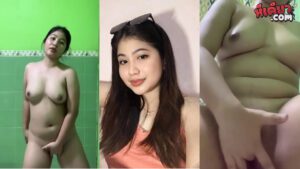 คลิปหลุด น้องบัสสาวอวบ ตัวเล็กนมใหญ่หุ่นหนับหนับ อาบน้ำโชว์ก่อนแหวกหีโชว์ หีชมพูน่าเลียอยู่นะเนี่ย ถ้าได้ซอยหีน้องสักน้ำคงฟินหัวควยแน่นอนเลย